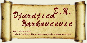 Đurđica Markovčević vizit kartica